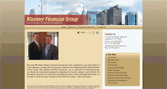 Desktop Screenshot of klazmerfinancialgroup.com